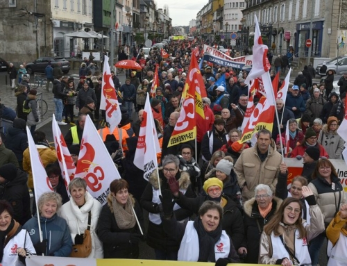Tarbes : entre 7000 et 8000 manifestants contre la réforme des retraites