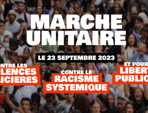 Marche unitaire 23 septembre 2023 uni.es contre les violences policières et pour les libertés publiques