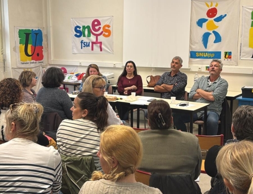50 participant(e)s au stage FSU : « AESH un métier à inventer »