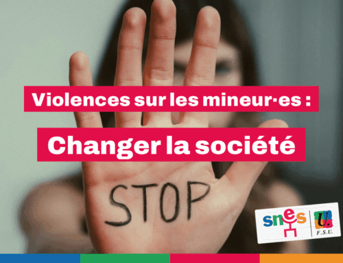 FSU : Violences sur les mineurs : Comprendre-Identifier-Agir