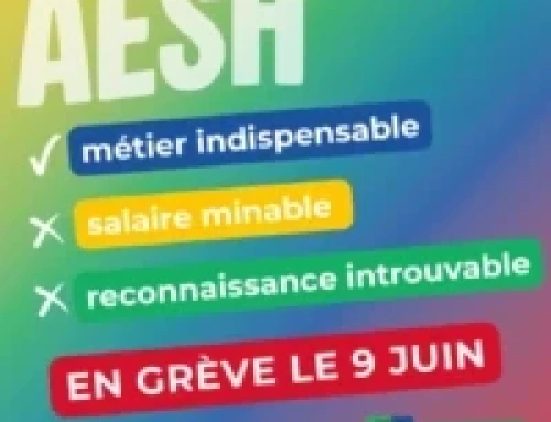 Mobilisation AESH 9 juin 2026